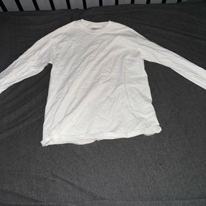 Men’s medium, long sleeve white Tee